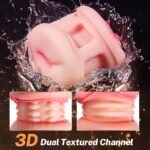 10 Vibration Anal and Vaginal 2 in 1 Handheld Masturbator