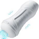 3 Sucking and Vibrating Masturbators Electric Pocket Pussy Male Masturbation Cup