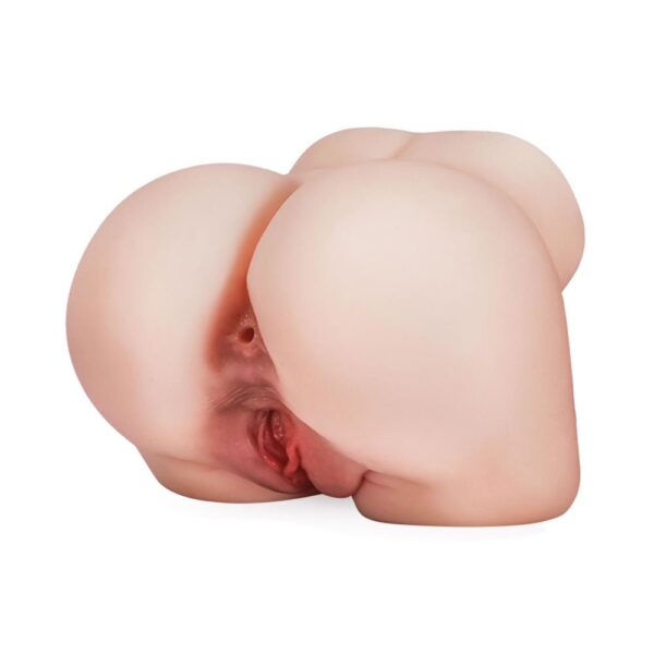 4.2lb 3D Dual-Channel Realistic Bubble Butt Masturbator Toy