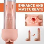 2 in 1 LCD Masturbator Penis Pump