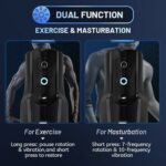 360° Wrapped 7 Rotating Vibrating Handheld Electric Masturbator