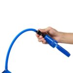 Blue Penis Enlargement Pump with Trigger Blue Chamber Tight Seal