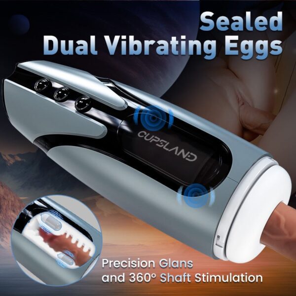 7 Telescopic Dual Vibrating Eggs Training and Masturbation Adult Toy