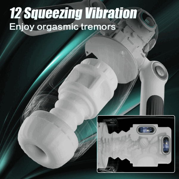 7 Telescopic 3D Robot Masturbator Experience Authentic Piston