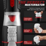 7 Tongue-Licking & 4 Sucking Modes Male Masturbator Cup