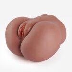 6.23lb Mariane Browned Caramel Sexpot Dual-Tunnel Realistic Anal Clitoris Male Masturbator