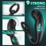 Bead Massage P-spot 9 Vibrating Prostate Massager with Remote Control