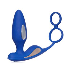 Electrical Stimulation Vibrations Cock Ring Anal Butt Plug