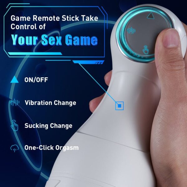 Sucking & Vibrating Technology Male Masturbator