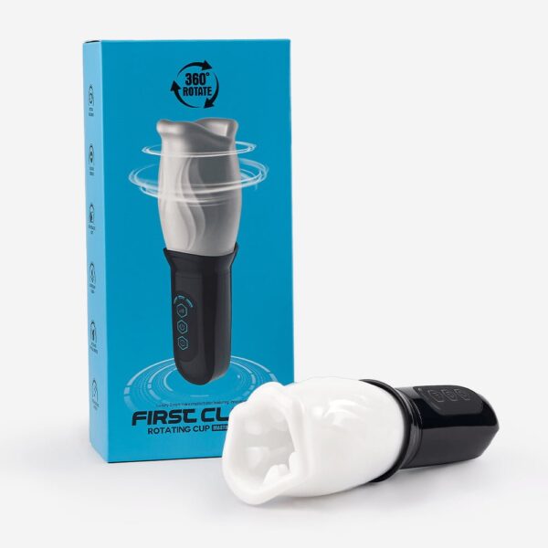 Bare Sleeve 4 Rotating Modes & 3 Spinning Speeds Oral Sex Masturbation Cup