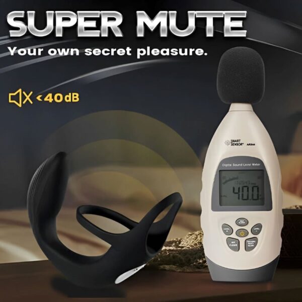 APP Control 4 Quiet Vibrations Cock Ring & Prostate Massager