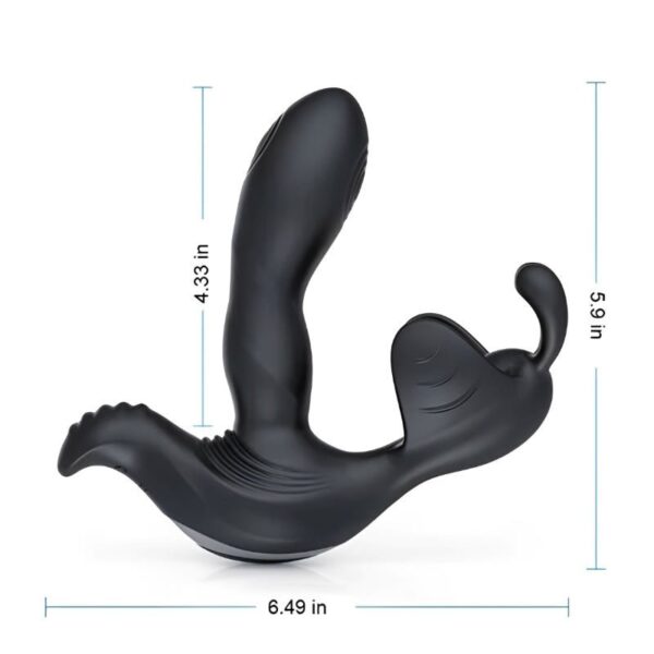 Tapping Tip Triple Stimulation 7 Vibrating Prostate Massager