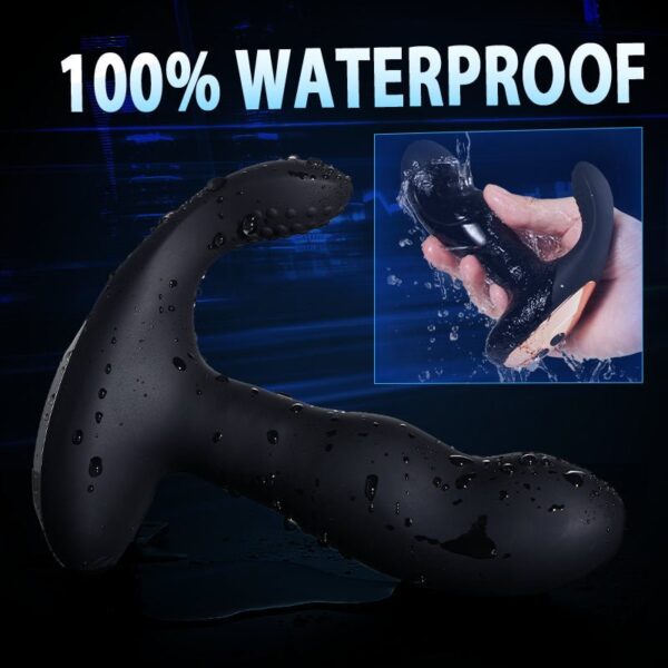 Black Panther 8-frequency Vibrating Bead-rotating Prostate Massager