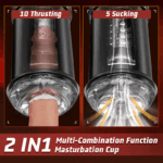 Automatic Sucking Thrusting Detachable Masturbation Cup