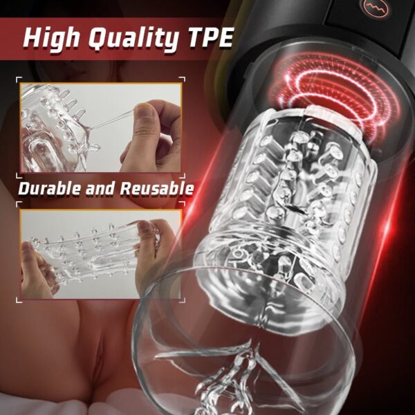 Automatic Sucking Thrusting Detachable Masturbation Cup