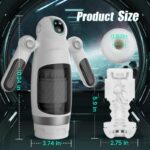 7 Telescopic 3D Robot Masturbator Experience Authentic Piston