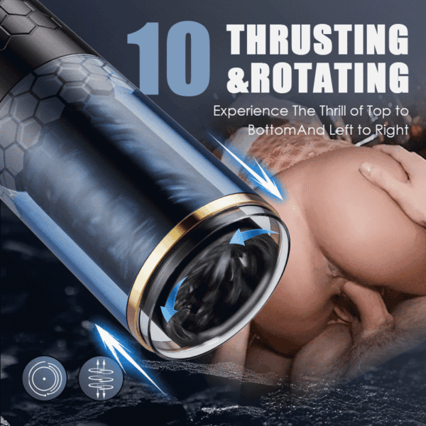 10 Thrusting Spinning Suction Technical Sense Male Masturbator