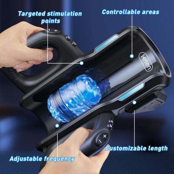 10 Thrusting High-speed Motor Masturbator Cup with Phone Holder